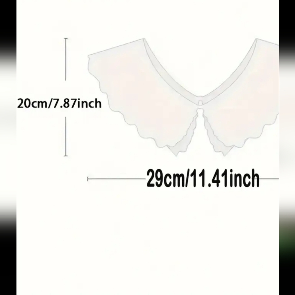 DETACHABLE LACE COLLAR DRESS UP ANY DRESS OR SWEATER DETACHABLE - Picture 6 of 7